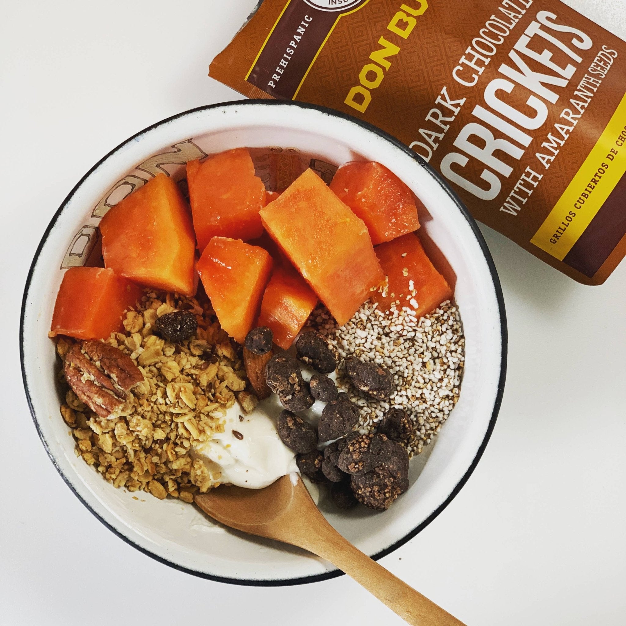 Chocolate - Covered Crickets with Puffed Amaranth — Sustainable Protein Treat - Dear John