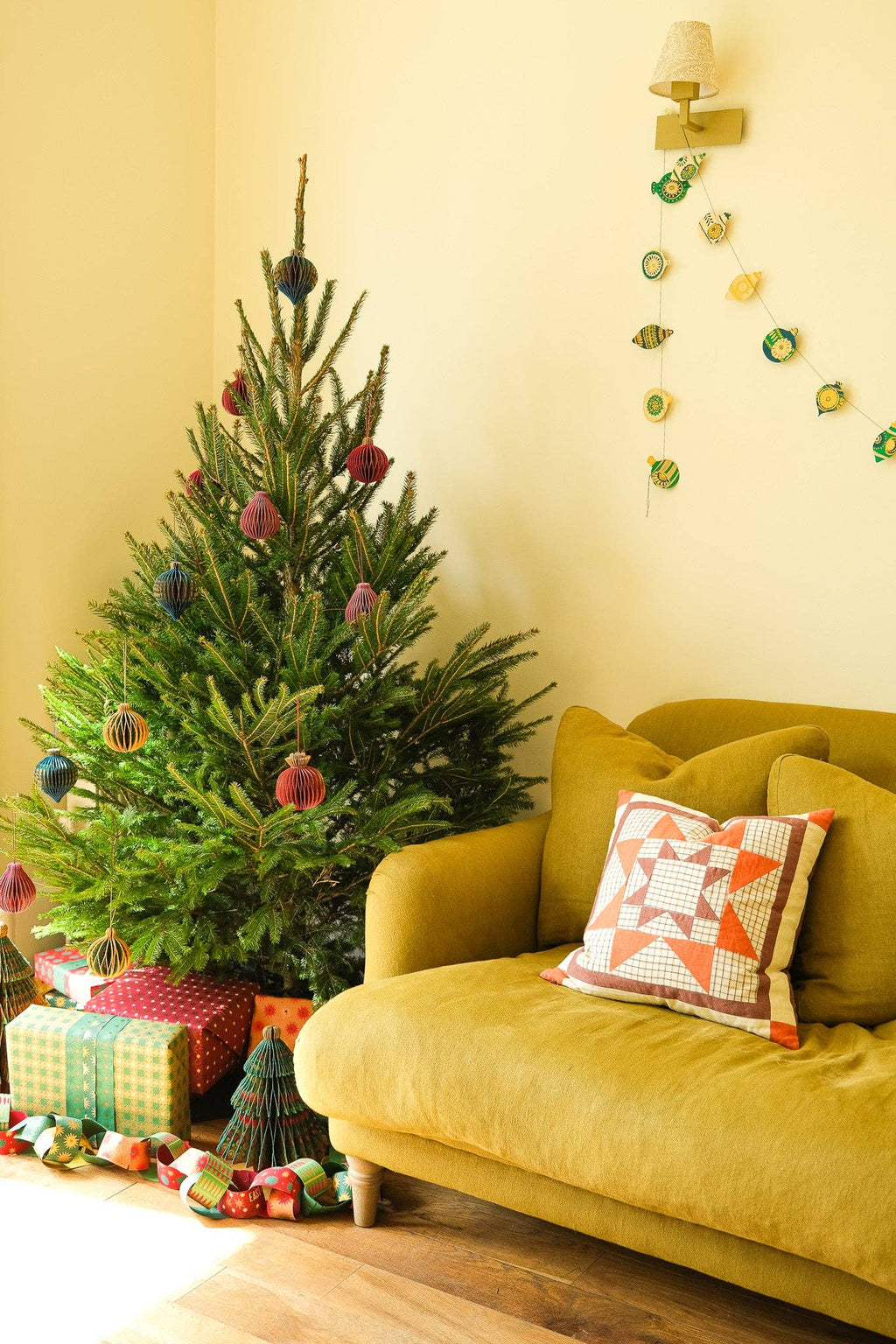 Christmas Ornaments Sewn Garland - Dear John