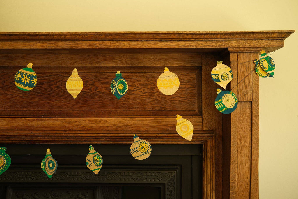 Christmas Ornaments Sewn Garland - Dear John