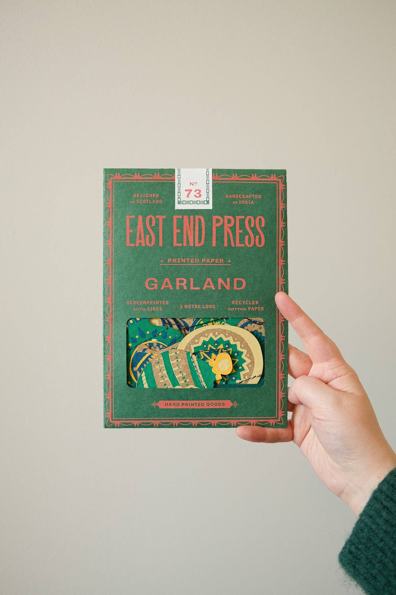 Christmas Ornaments Sewn Garland - Dear John