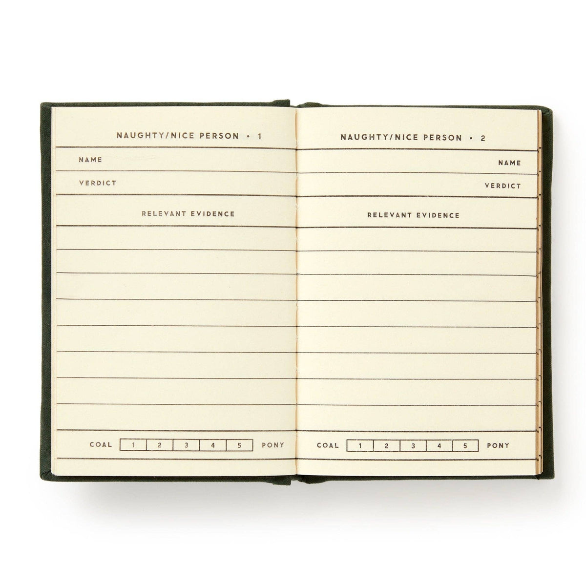 Chronicle Books - Brass Monkey Naughty and/or Nice Tiny Diary - Dear John