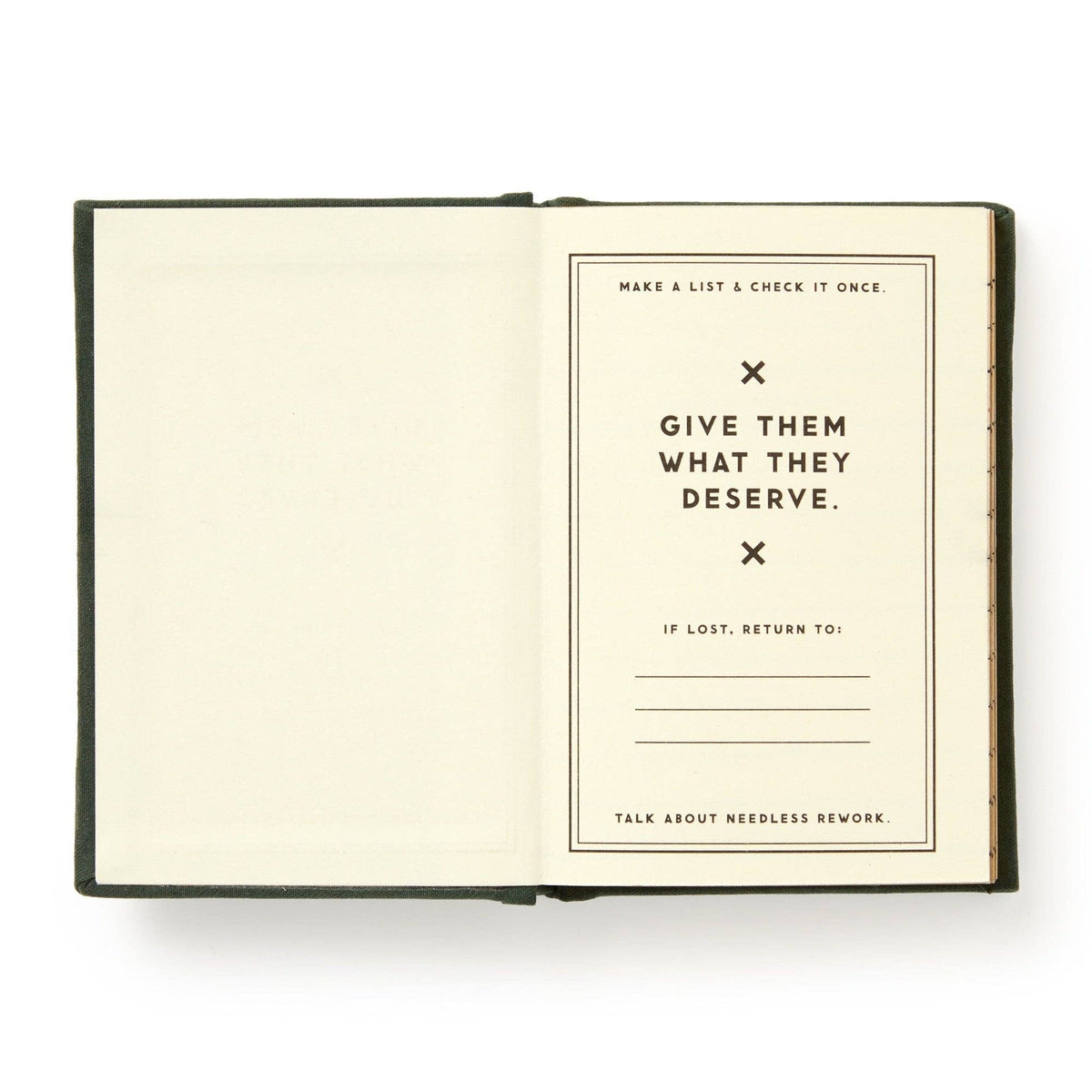 Chronicle Books - Brass Monkey Naughty and/or Nice Tiny Diary - Dear John