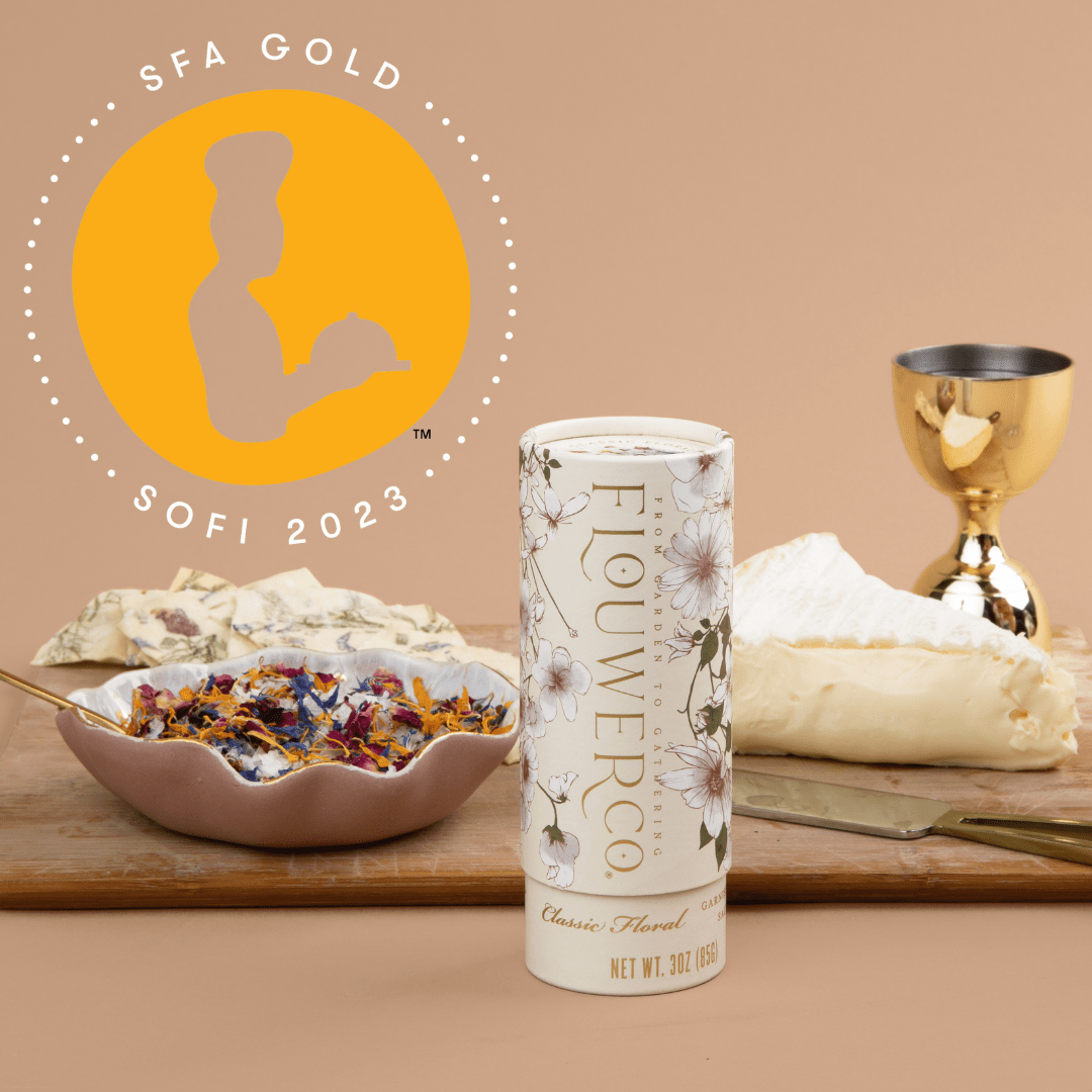 Classic Floral Garnishing Salt - Dear John