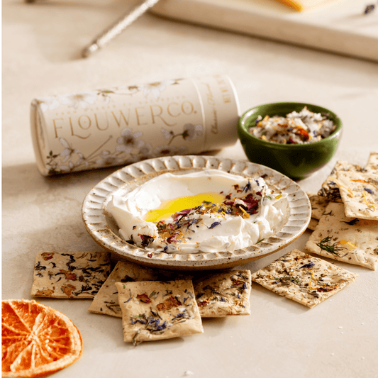 Classic Floral Garnishing Salt - Dear John