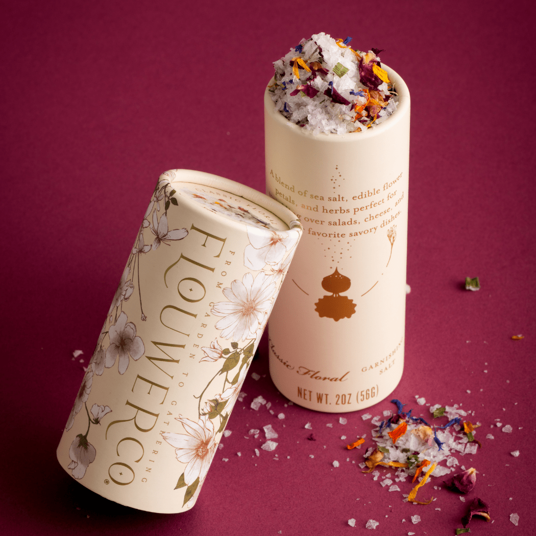 Classic Floral Garnishing Salt - Dear John