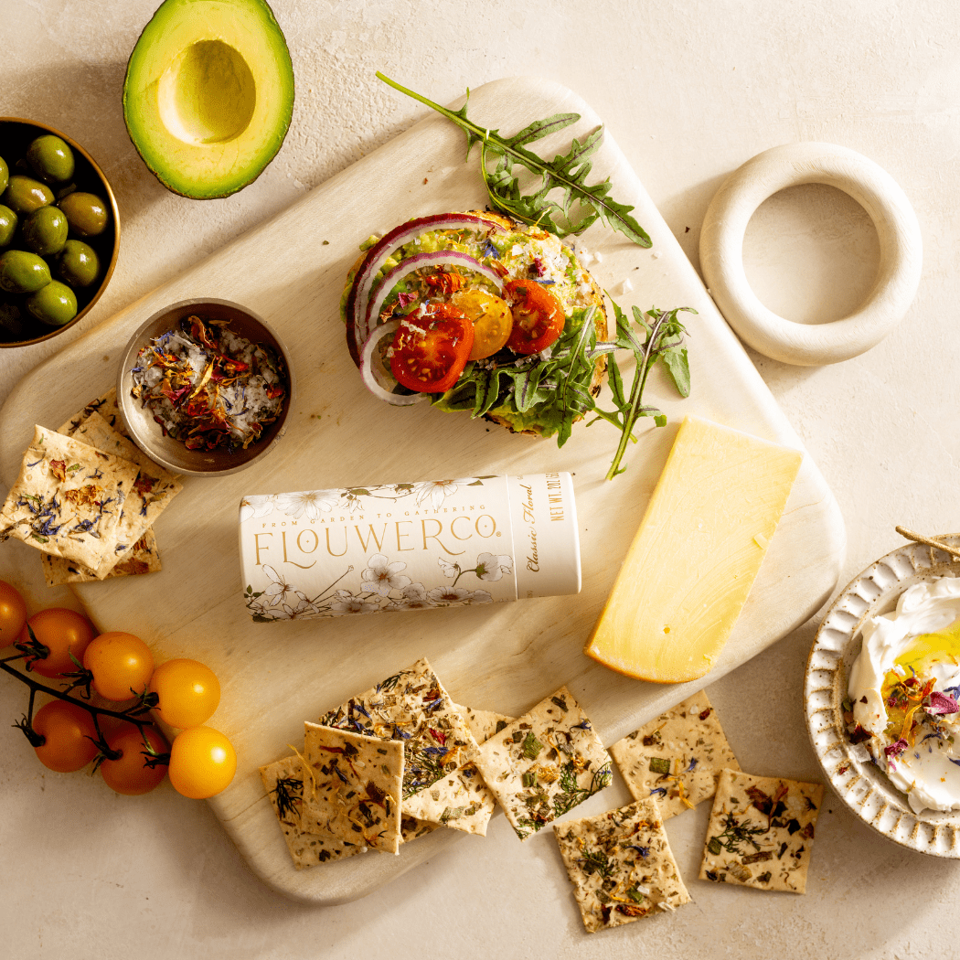 Classic Floral Garnishing Salt - Dear John