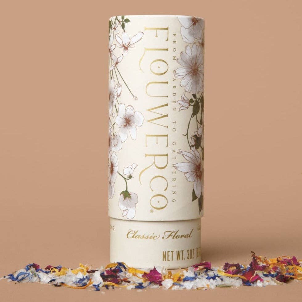Classic Floral Garnishing Salt - Dear John