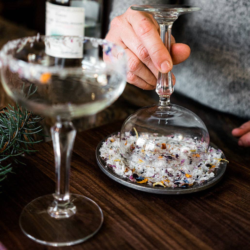 Classic Floral Garnishing Salt - Dear John