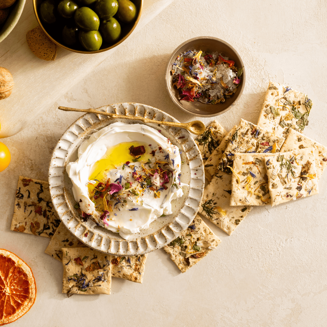 Classic Floral Garnishing Salt - Dear John