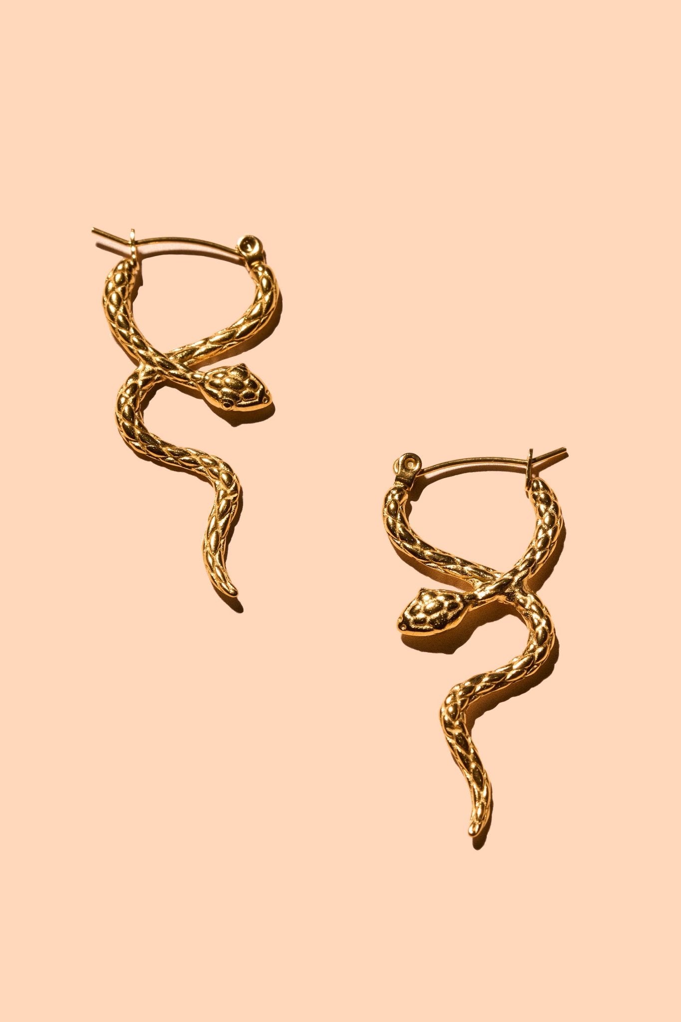 Coil Hoops - 18K Gold Plated - Dear John
