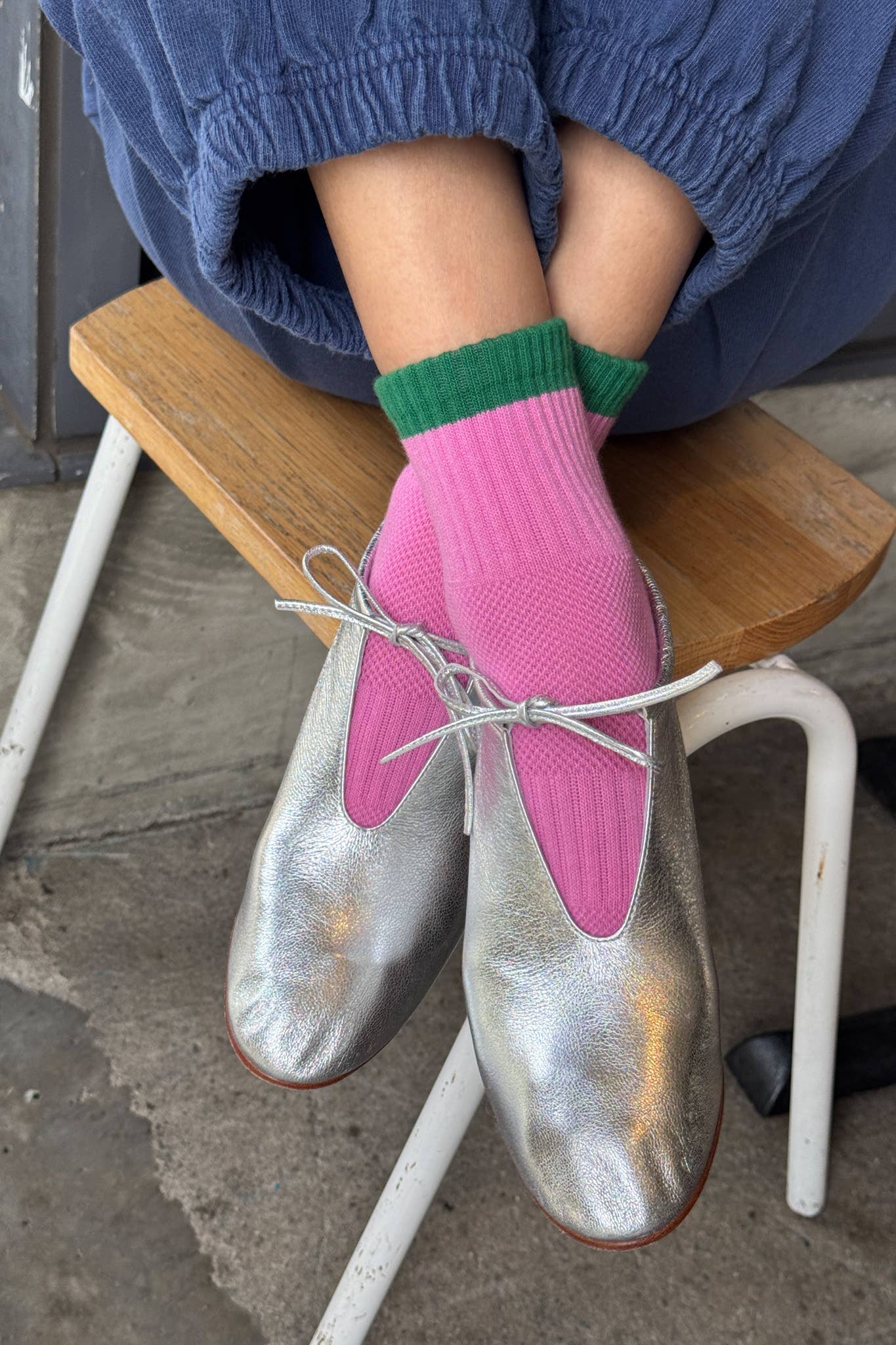 Color Block Girlfriend Socks - Dear John