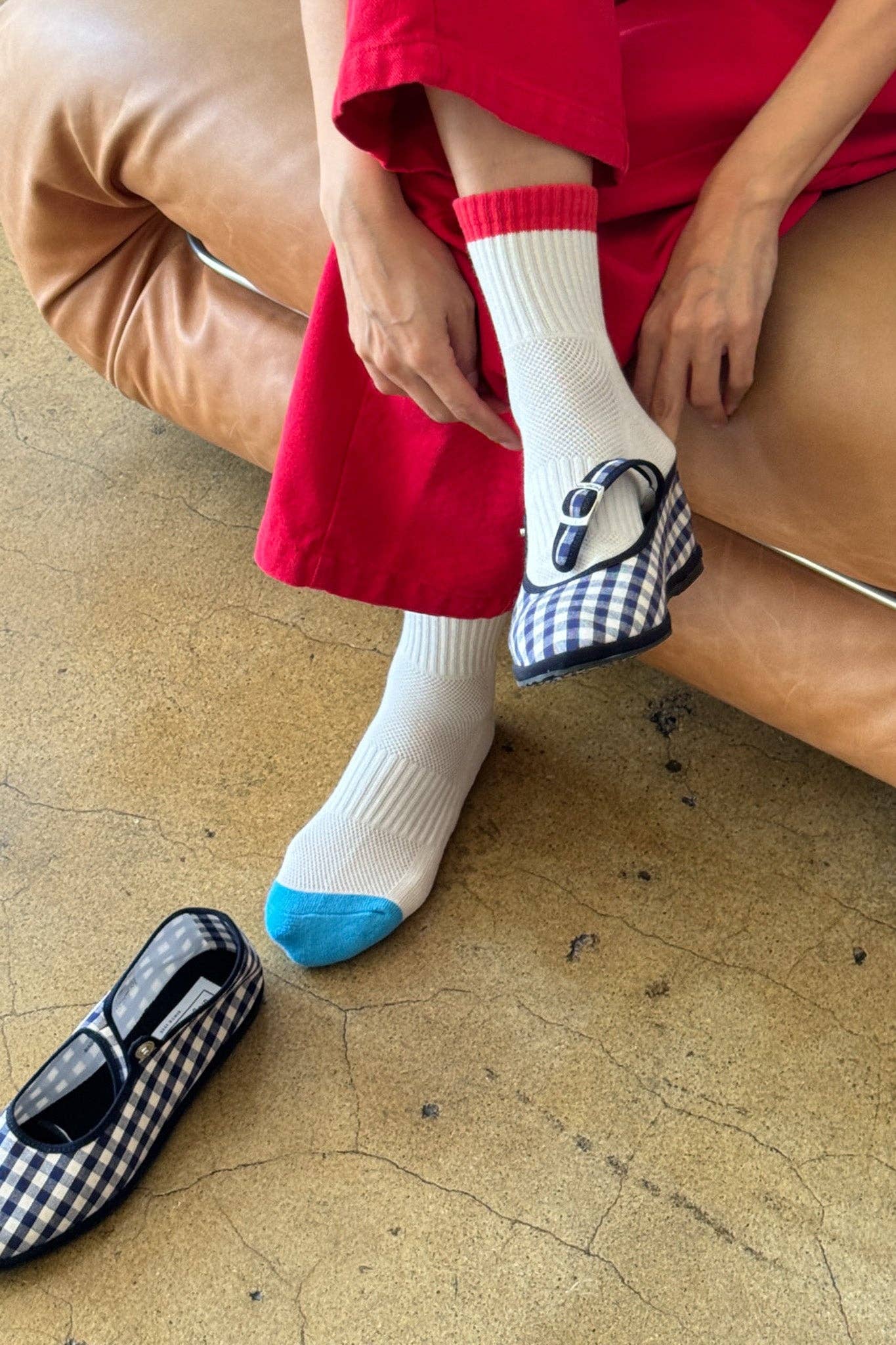 Color Block Girlfriend Socks - Dear John