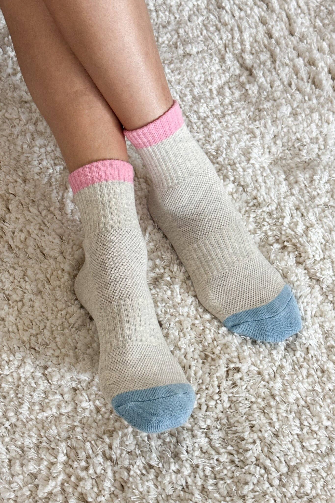 Color Block Girlfriend Socks - Dear John