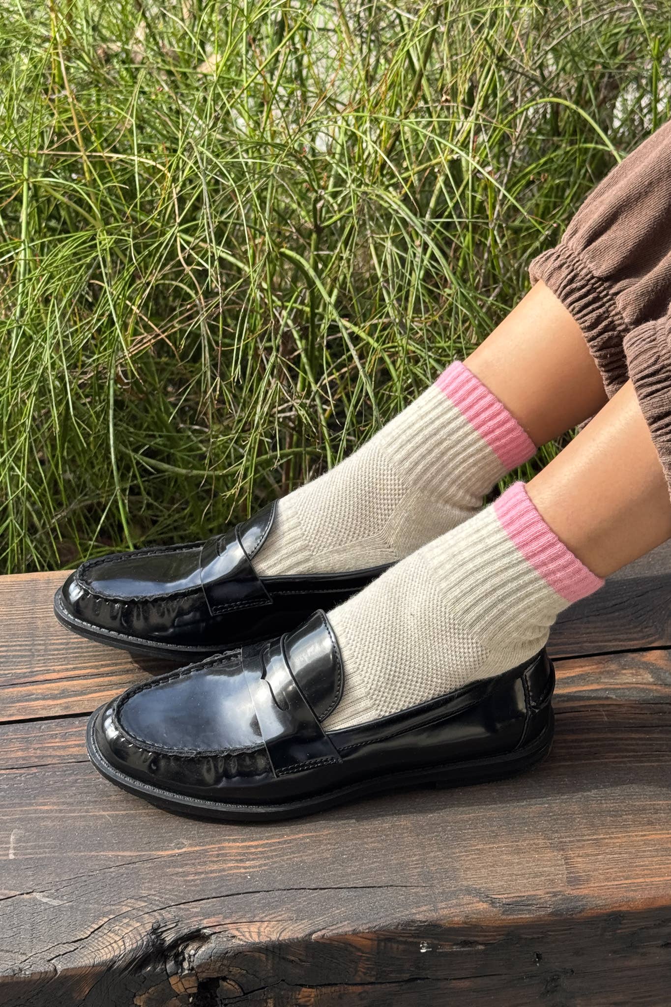 Color Block Girlfriend Socks - Dear John