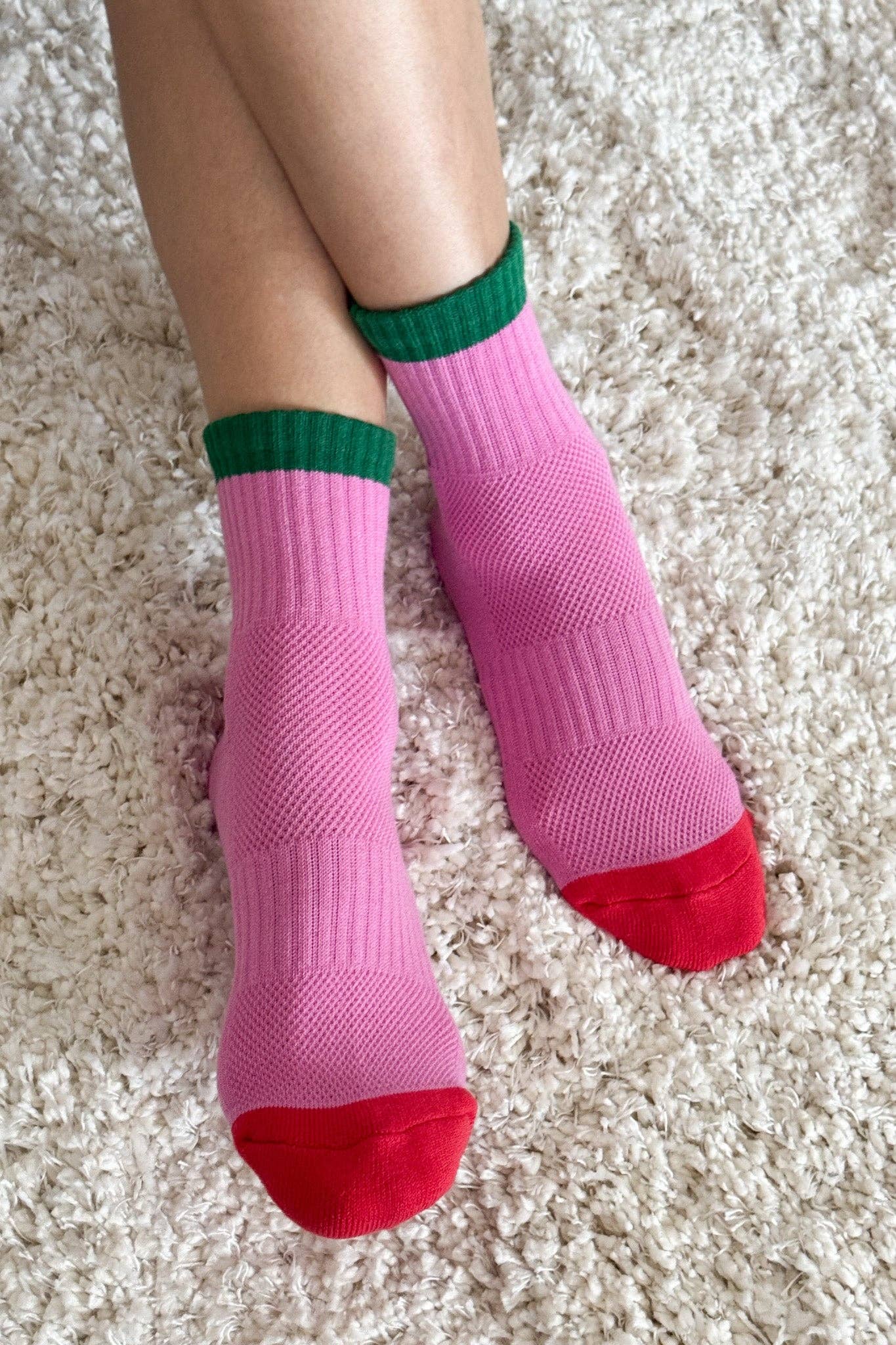 Color Block Girlfriend Socks - Dear John
