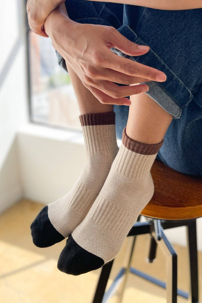 Color Block Girlfriend Socks - Dear John