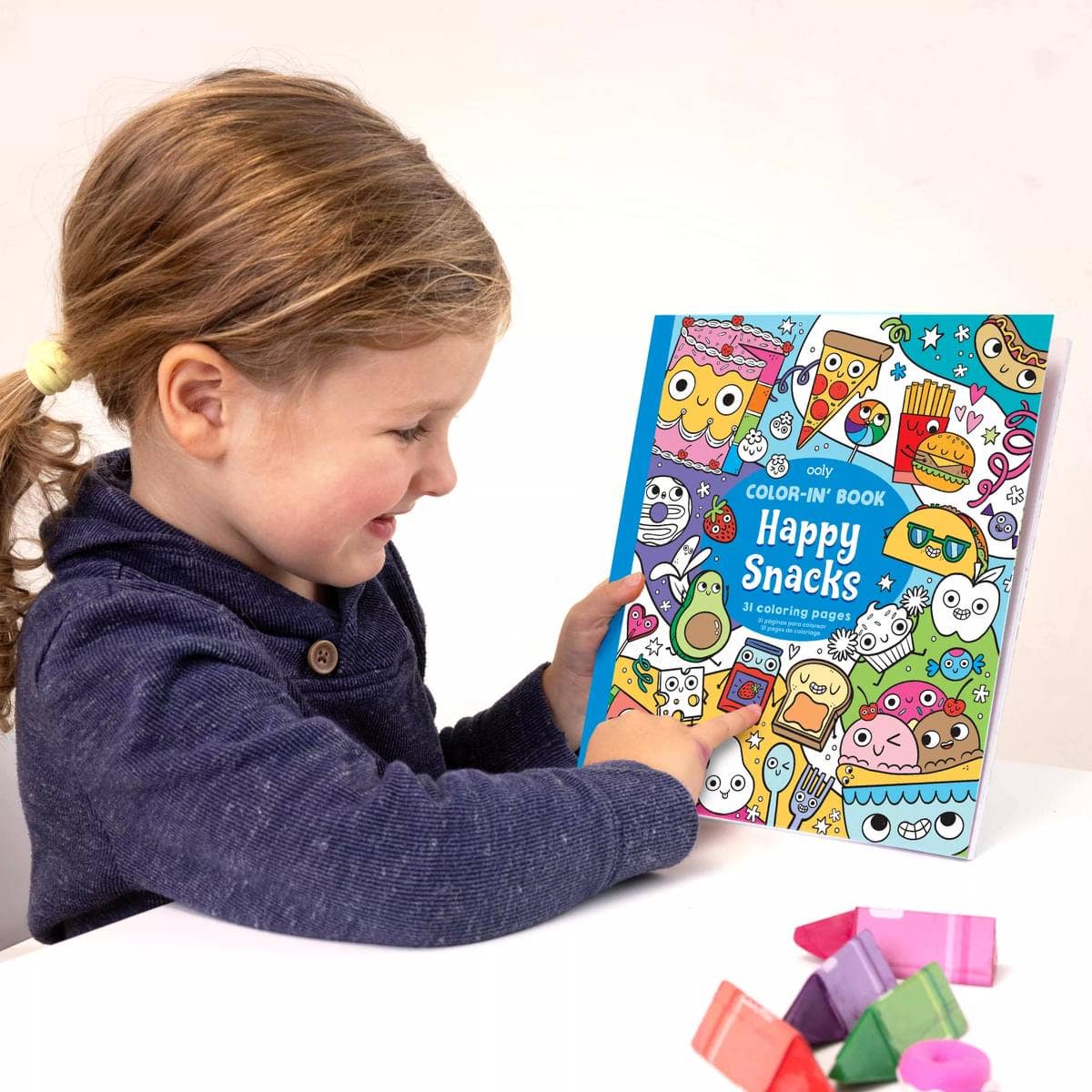 Color - in' Book: Happy Snacks Coloring Book - Dear John