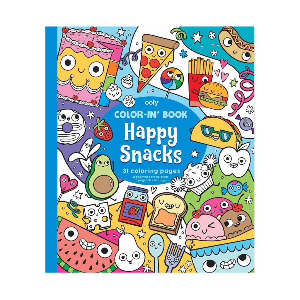 Color - in' Book: Happy Snacks Coloring Book - Dear John