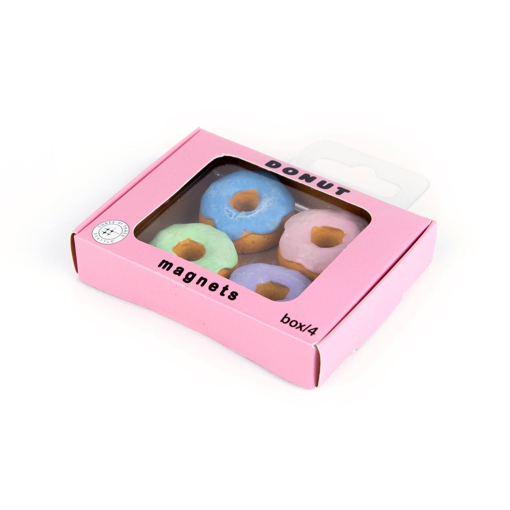Colorful DONUT magnets ICONIC packaging s/4 - Dear John