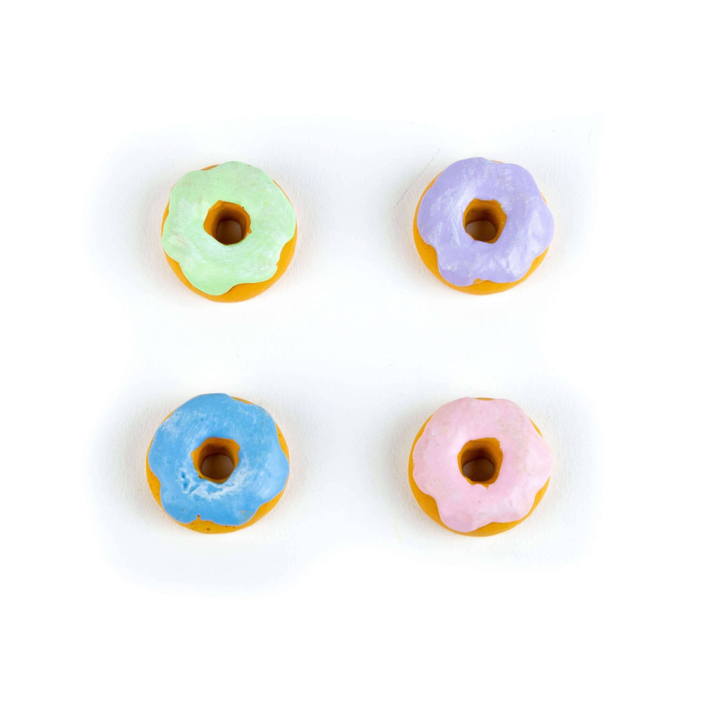 Colorful DONUT magnets ICONIC packaging s/4 - Dear John