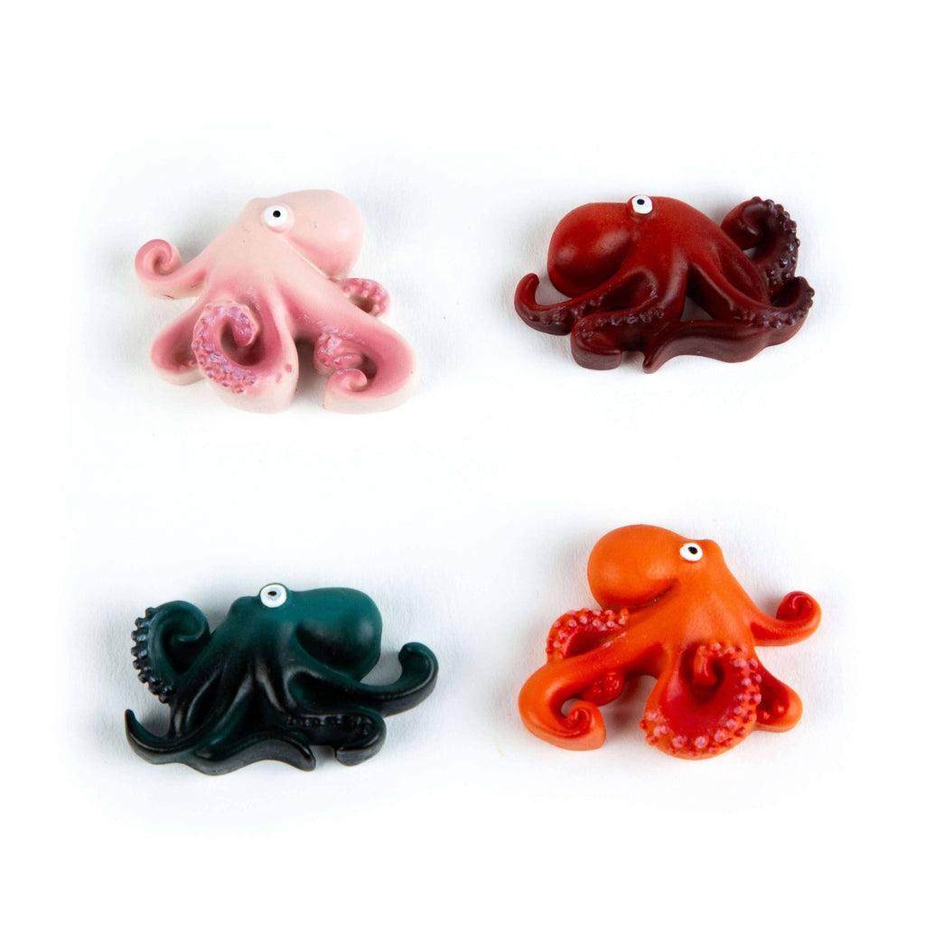 Colorful OCTOPUS magnets s/4 - Dear John