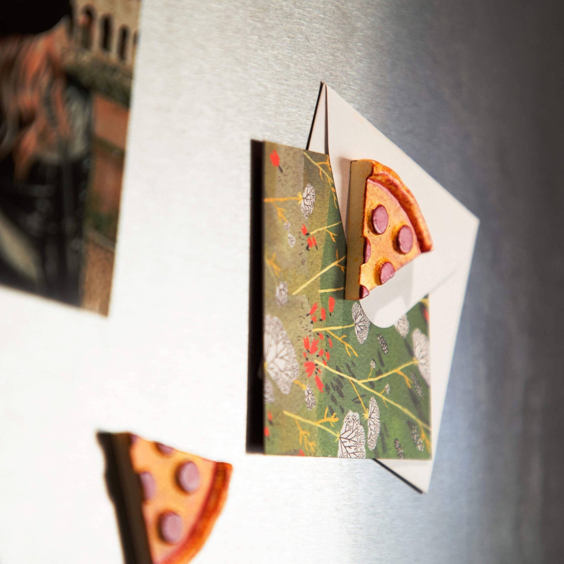 Colorful PIZZA magnets ICONIC packaging s/4 - Dear John