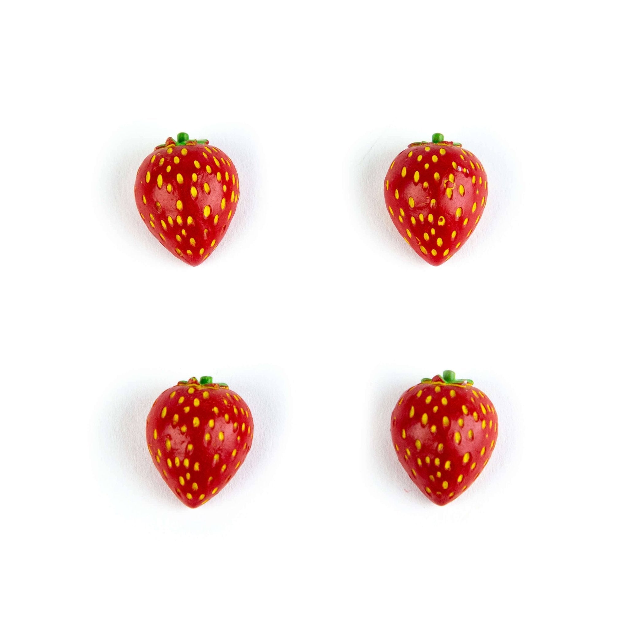 Colorful STRAWBERRY magnets ICONIC packaging s/4 - Dear John