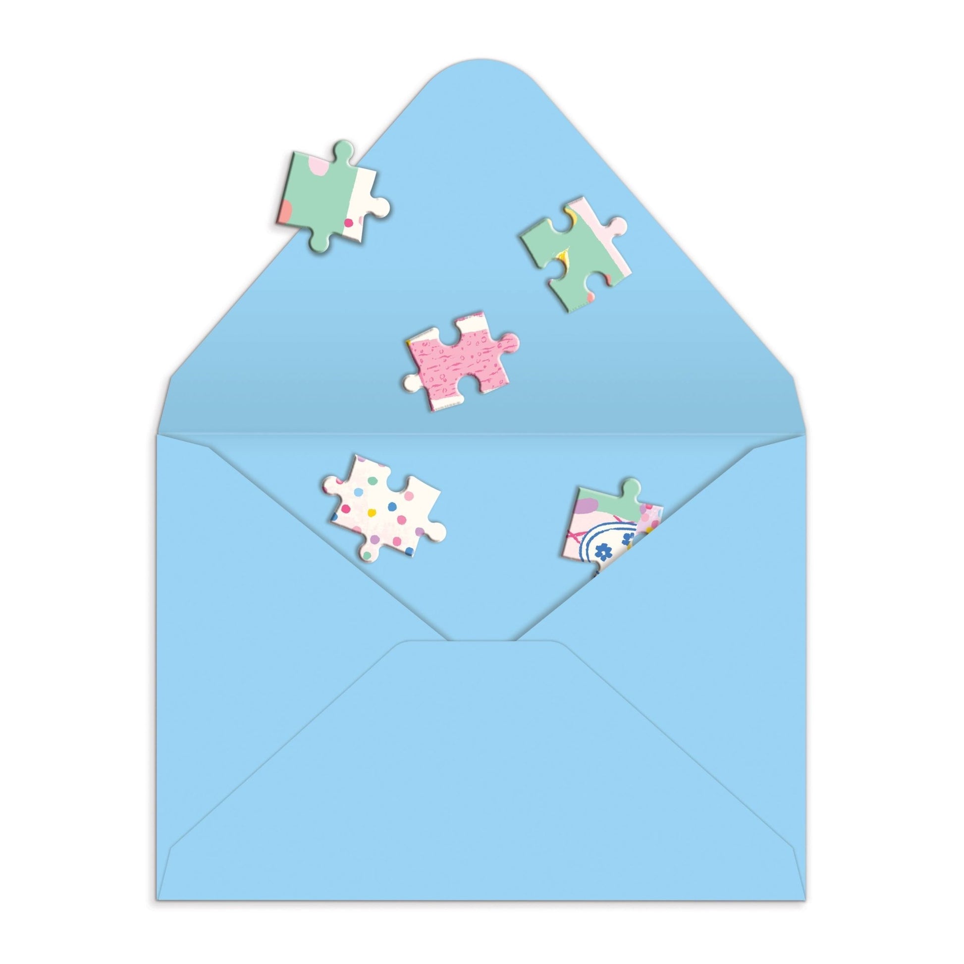 Confetti Birthday Cake Greeting Card Puzzle - Dear John