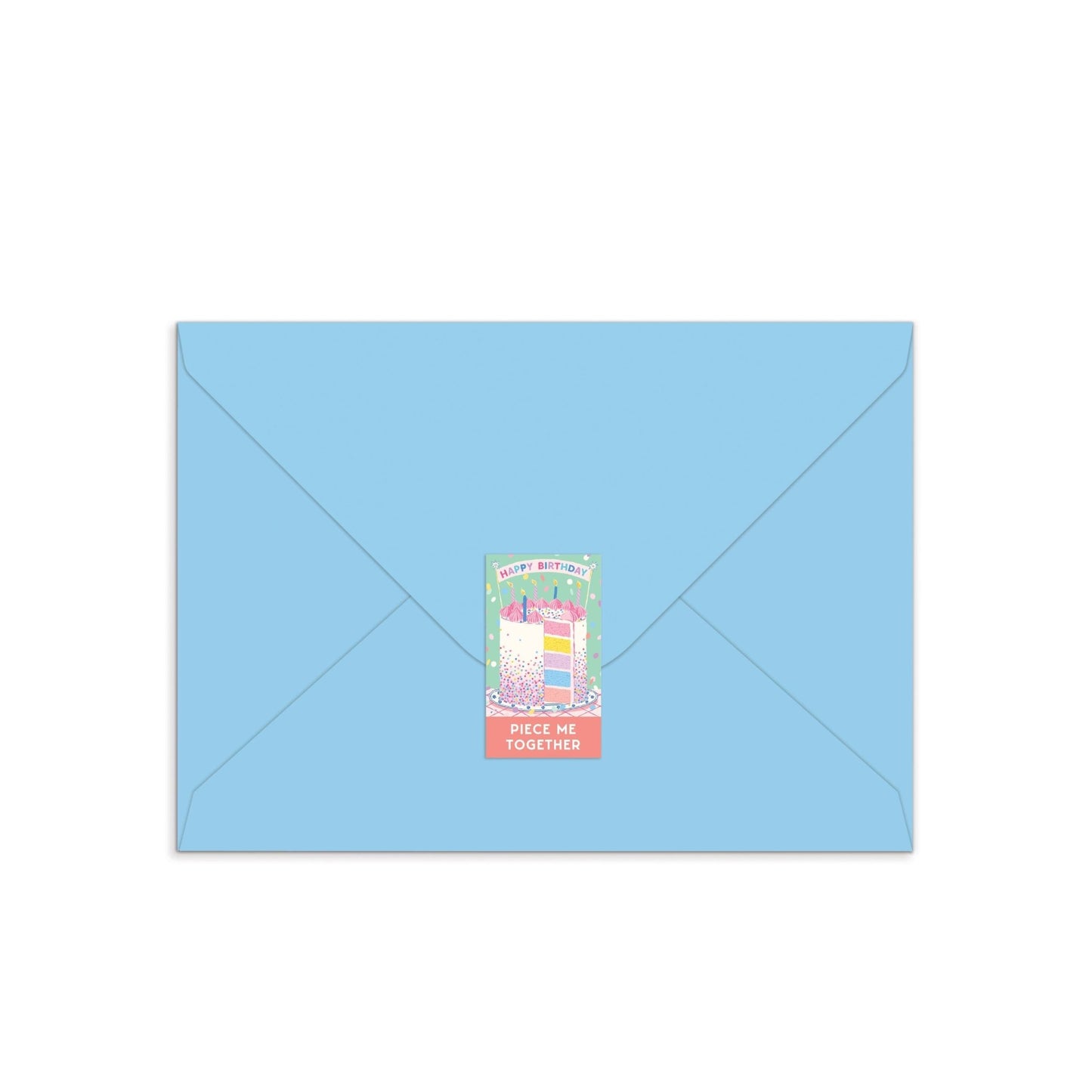 Confetti Birthday Cake Greeting Card Puzzle - Dear John