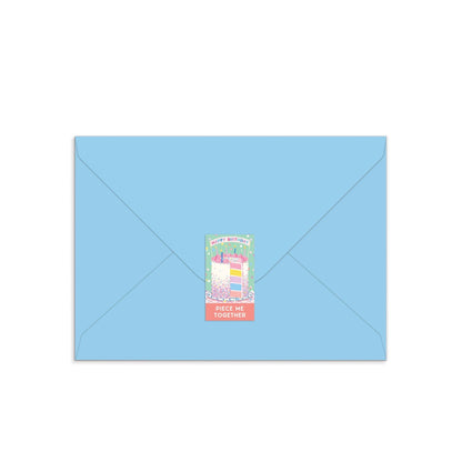 Confetti Birthday Cake Greeting Card Puzzle - Dear John