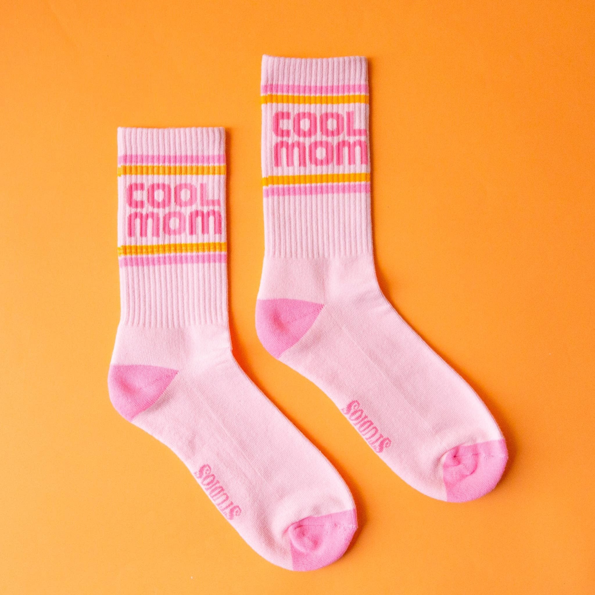 Cool Mom Ribbed Crew Socks - Dear John