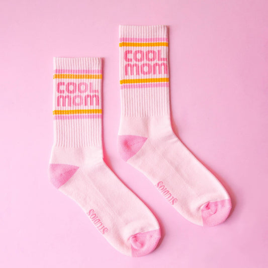 Cool Mom Ribbed Crew Socks - Dear John