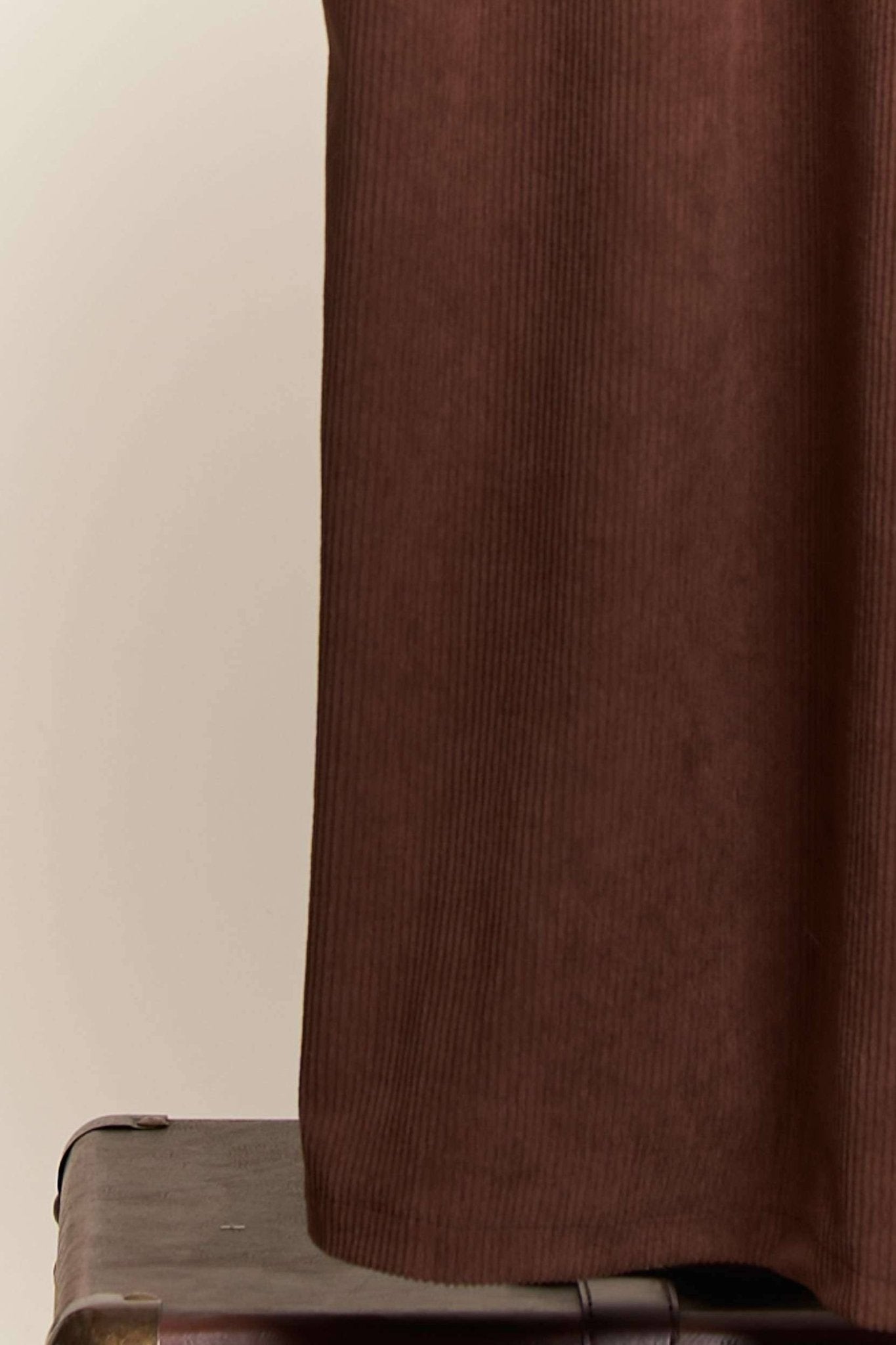 Corduroy Elasti Sleeve Loose Fit A Line Dress - Dear John