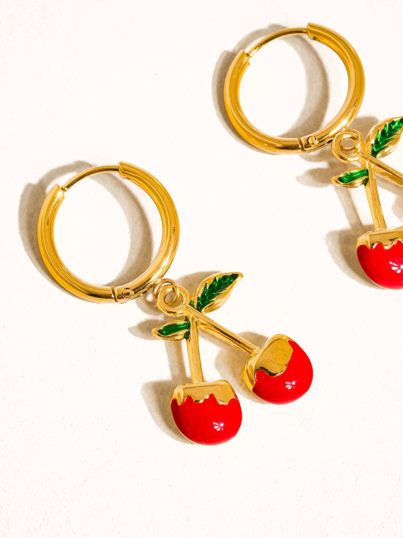 Côte 18K Gold Non - Tarnish Vintage Cherry Earring - Dear John