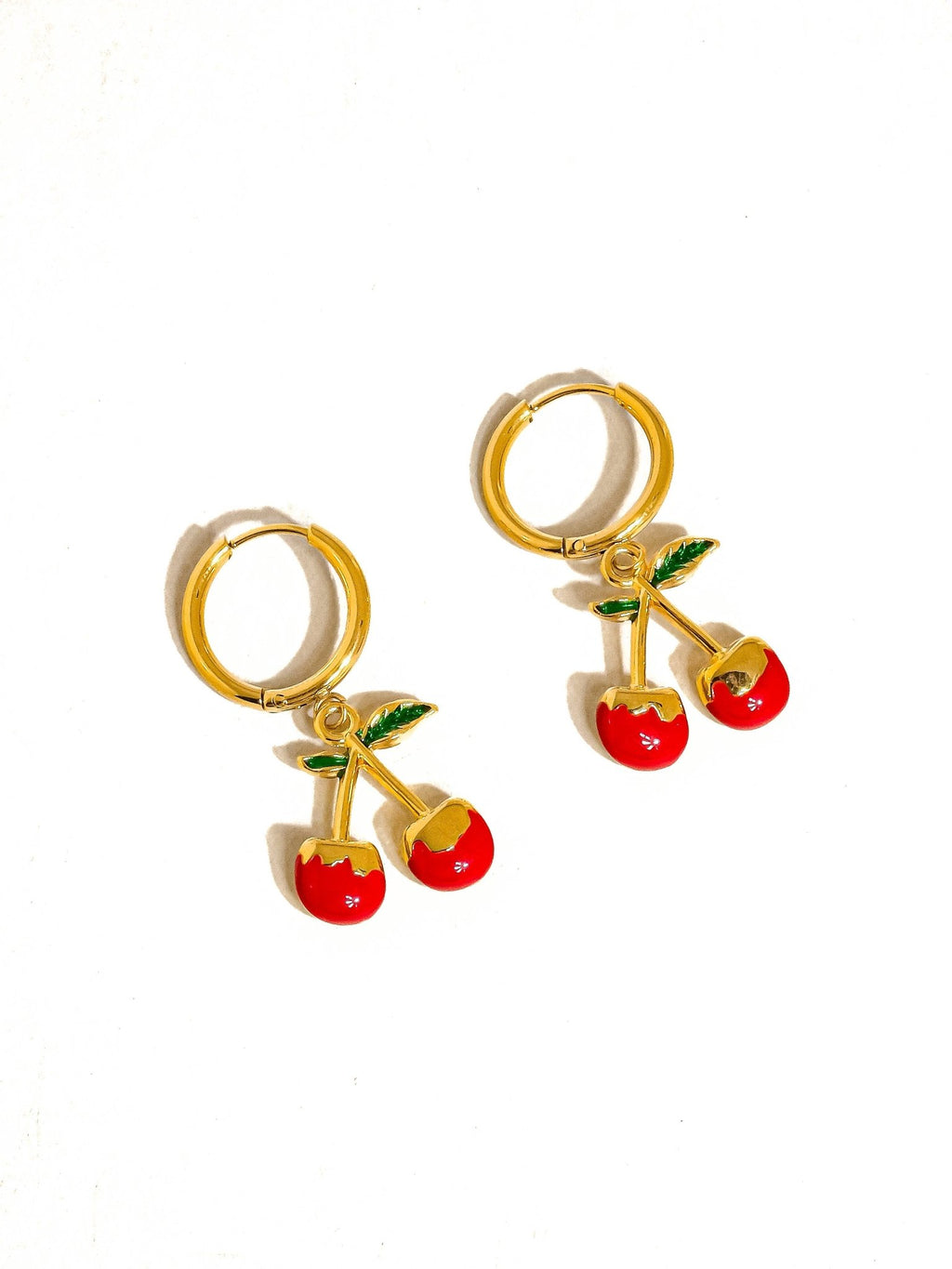 Côte 18K Gold Non - Tarnish Vintage Cherry Earring - Dear John