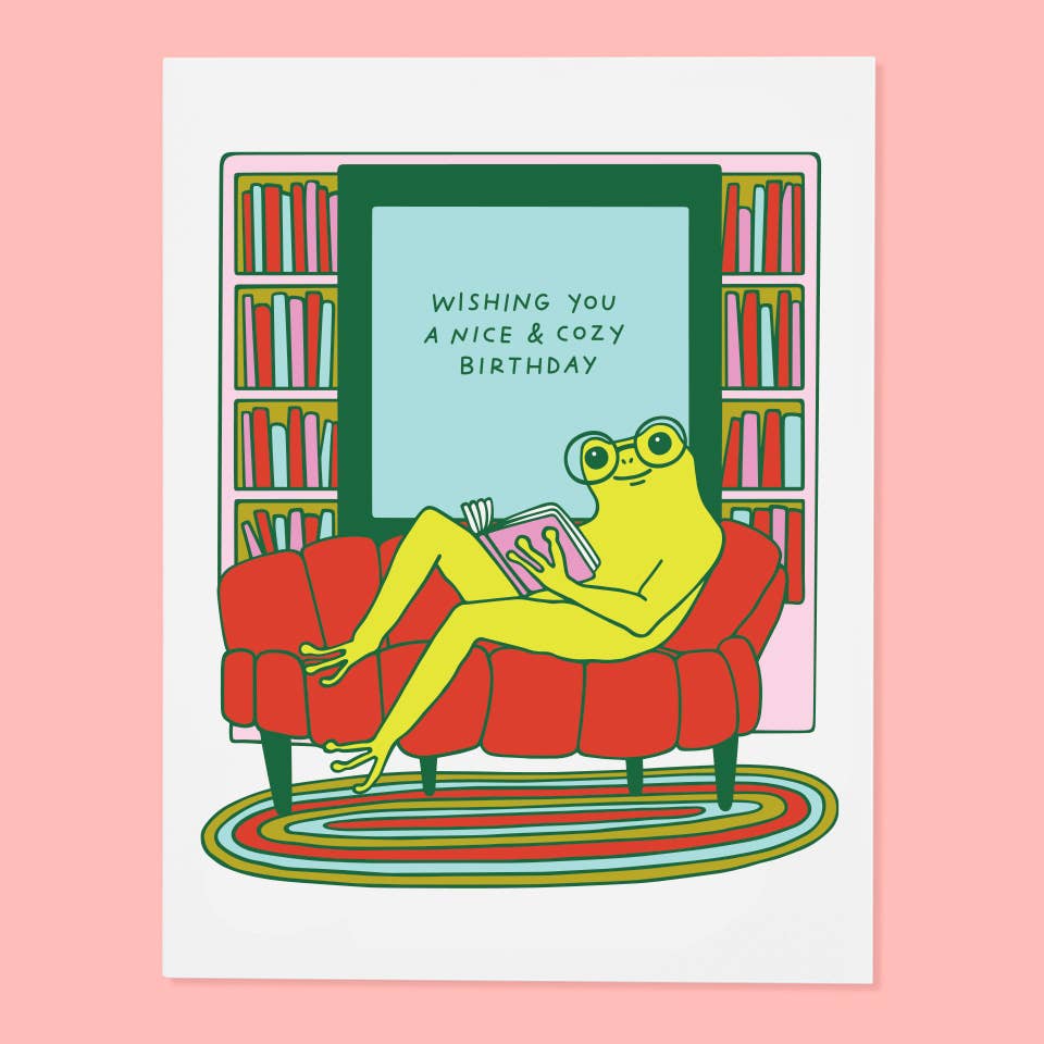 Cozy Bday Card - Dear John