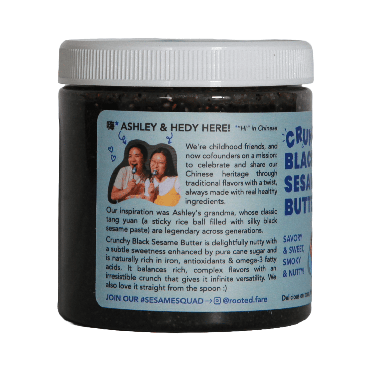 Crunchy Black Sesame Butter | 8oz - Dear John