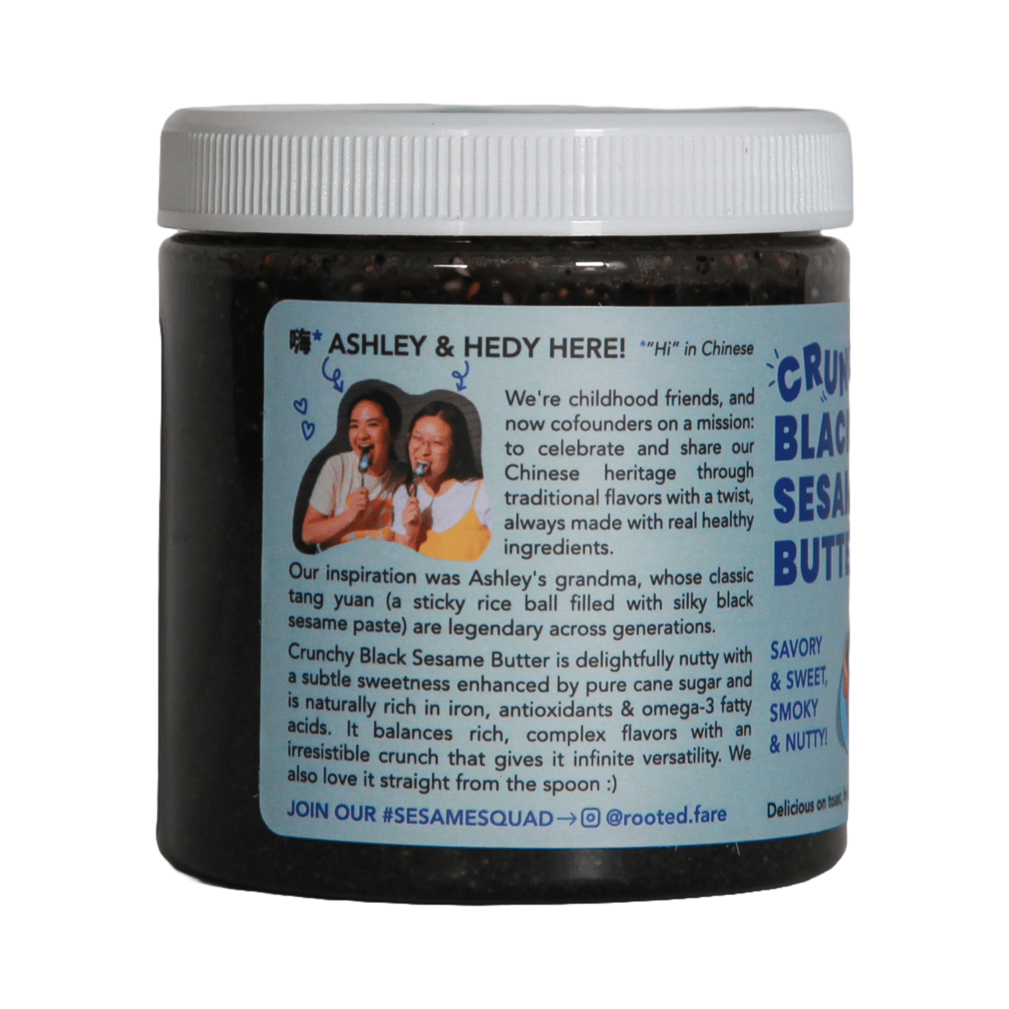 Crunchy Black Sesame Butter | 8oz - Dear John