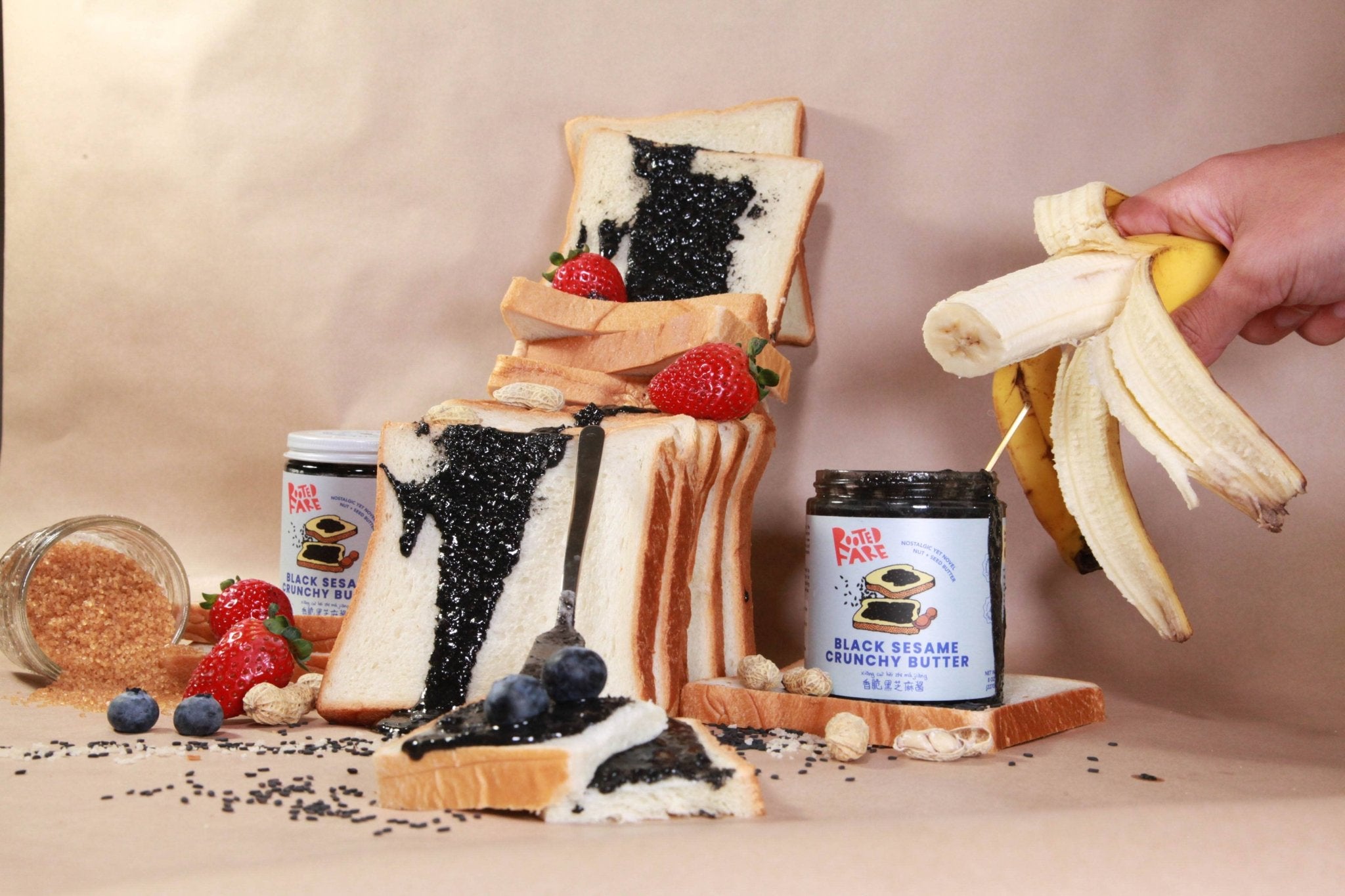 Crunchy Black Sesame Butter | 8oz - Dear John