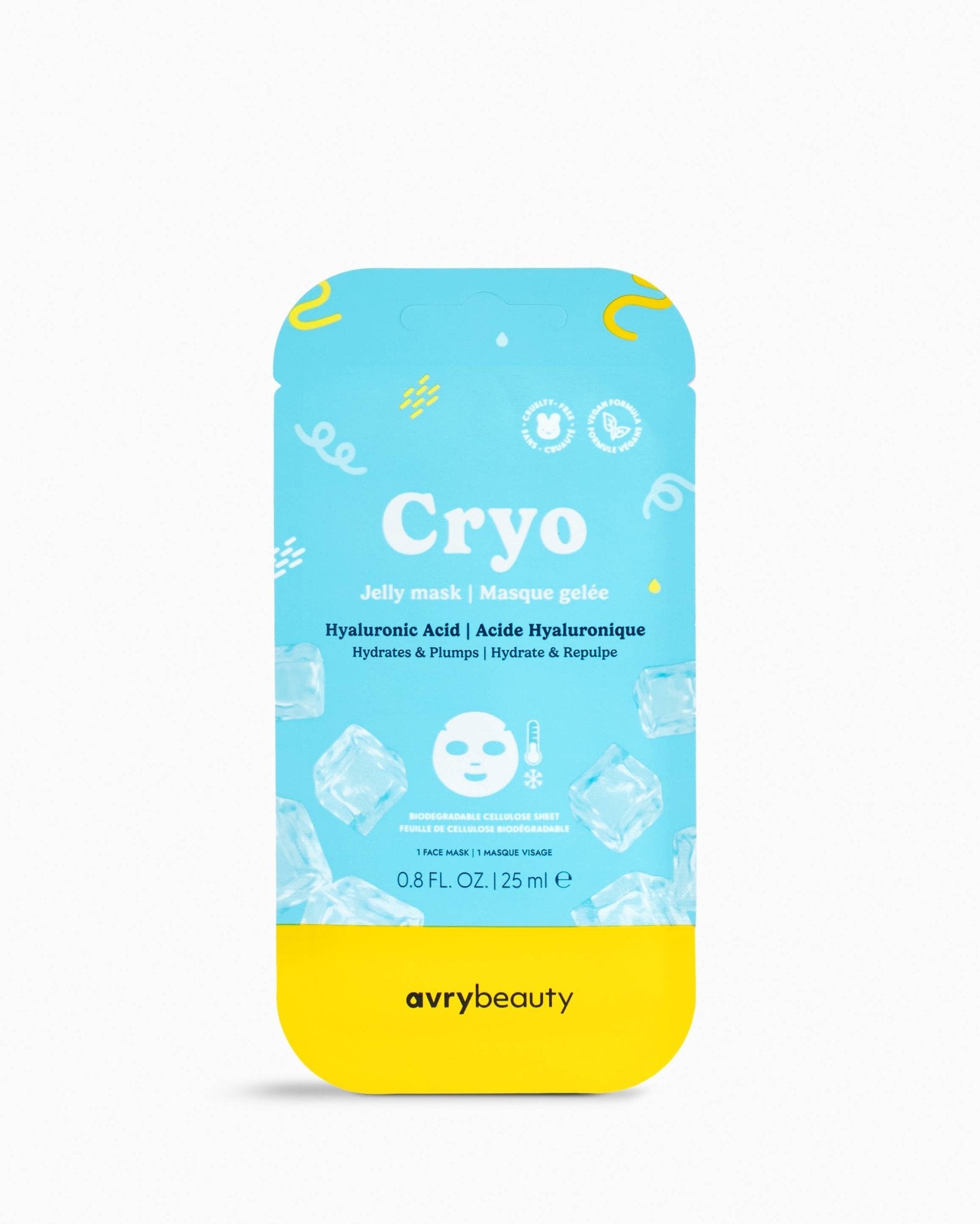 Cryo Jelly Facial Mask Kit - Hyaluronic Acid - Dear John