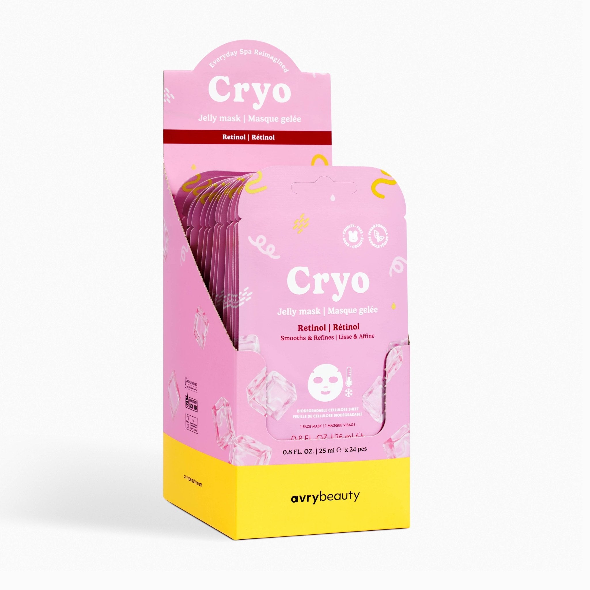 Cryo Jelly Facial Mask Kit - Retinol - Dear John