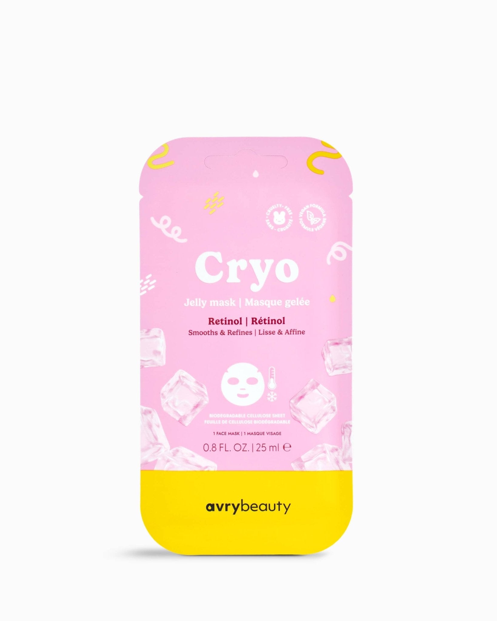 Cryo Jelly Facial Mask Kit - Retinol - Dear John