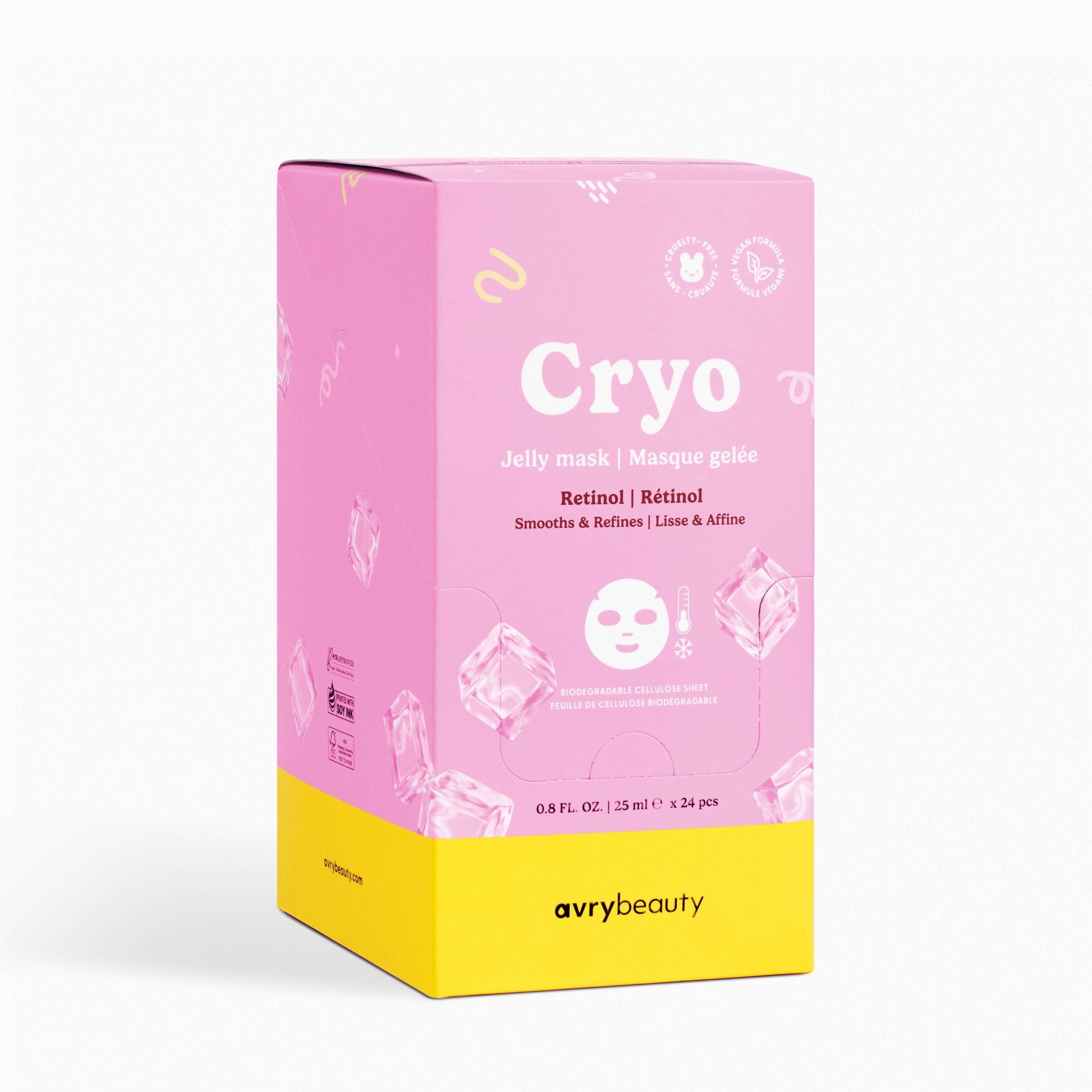 Cryo Jelly Facial Mask Kit - Retinol - Dear John