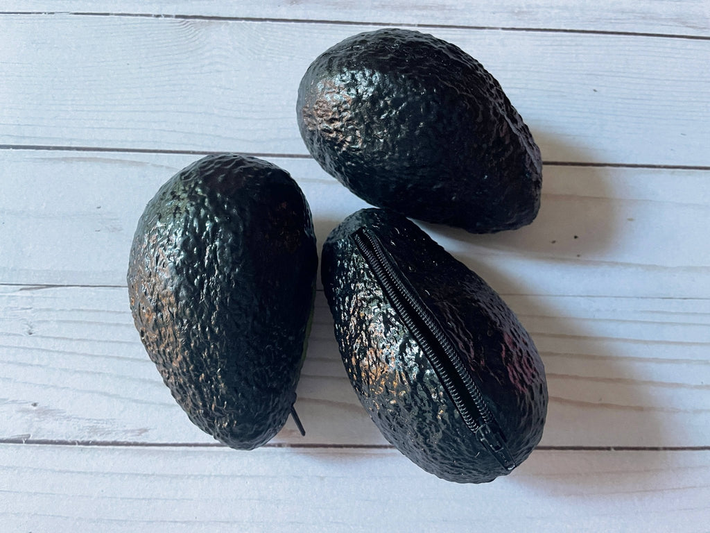 Cute Plastic Coin Purse — Avocado - Dear John