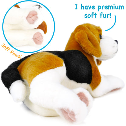 Burkham the Beagle — 14" Stuffed Animal Plush