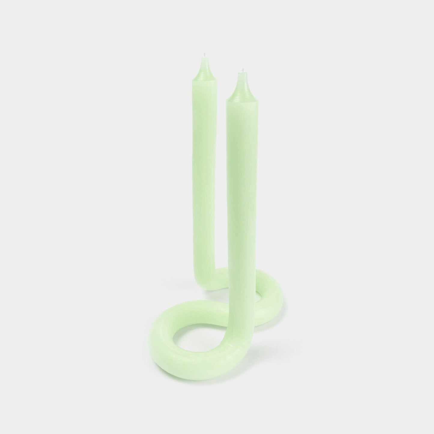 54 Celsius - Twist Candle Sticks by Lex Pott, 9.5" Tall, Green