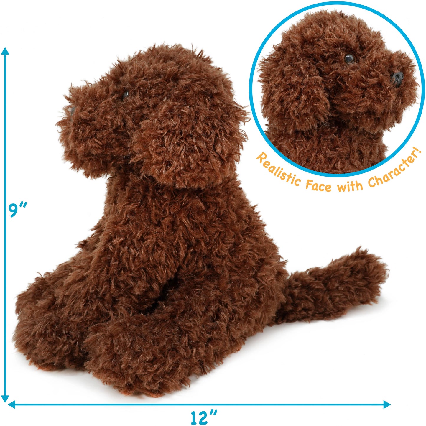 Laurel the Labradoodle — 12" Stuffed Animal Plush