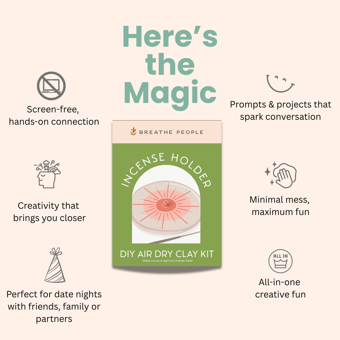DIY Air Dry Clay Kit — Make Your Own Wish Bell