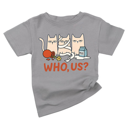 Funny Boys Trouble Cat T-Shirt — Organic Cotton Kids & Tween Tee