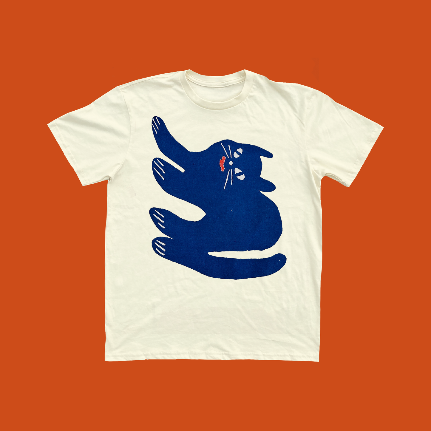 Odin The Cat - Unisex Graphic Tee - Cream